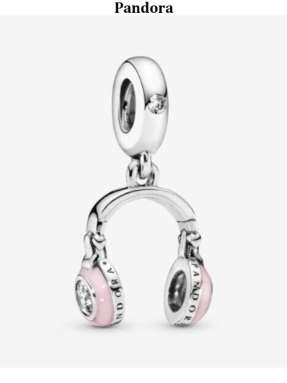Pandora earphone strap pink Charm